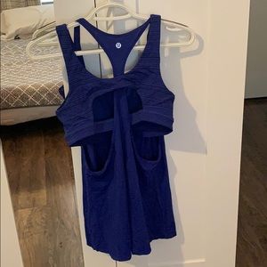 Lululemon racer back workout top